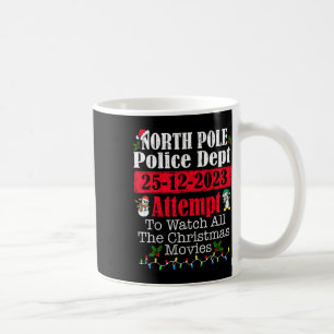 Polizeiwache Nordpol versucht nach dem Tode, den g Kaffeetasse