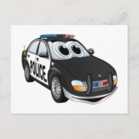 Polizeiwagen Cartoon BWB