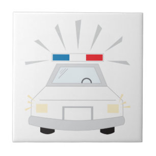 Polizeiwagen Fliese