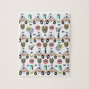 Polizeiwagen Jigsaw Puzzle Daisle
