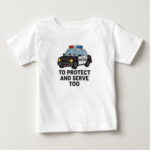 Polizeiwagen Kinder Baby T-shirt