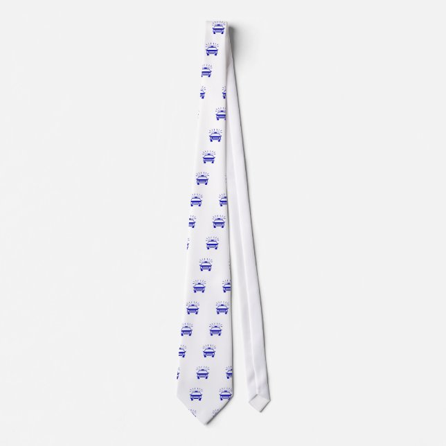 Polizeiwagen Krawatte (Vorderseite)