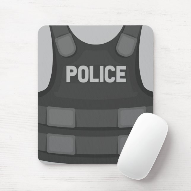 Polizeiwagen Mousepad (Mit Mouse)