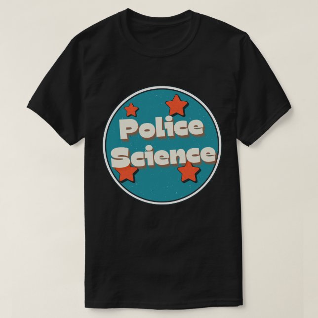 Polizeiwissenschaft T-Shirt (Design vorne)