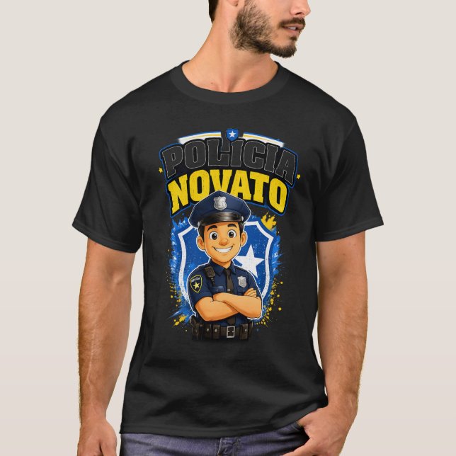 POLIZIST ANFÄNGER T-Shirt (Vorderseite)