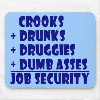 POLIZIST-Arbeitsplatzsicherheit Mousepad