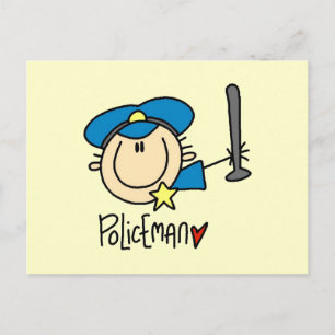 Polizist Beruf Postkarte