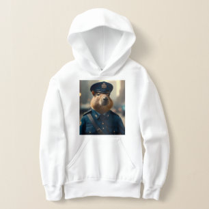 "Polizist Capy: Der ruhige und besonnene Polizist" Hoodie