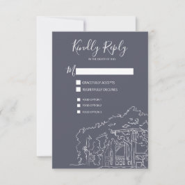 Polizist Cot Central Park New York City Wedding RS RSVP Karte