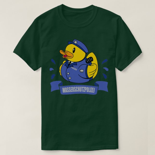 Polizist der Badewanne T-Shirt (Design vorne)