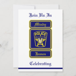 Polizist Einladung zur Hochzeit