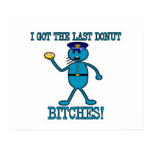 Polizist hat letzten Donut