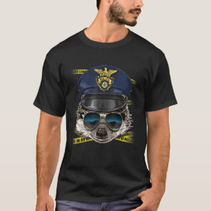 Polizist Igel PD Polizist Tatort Igel T-Shirt