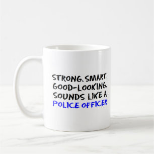 Polizist Klang Kaffeetasse