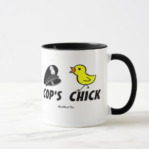 Polizist-Küken Tasse