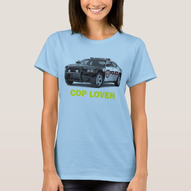 Polizist-Liebhaber T-Shirt (Vorderseite)