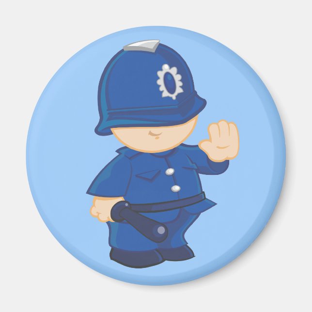 Polizist Magnet (Vorne)