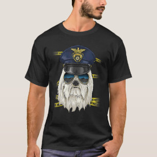 Polizist maltesischer Cop Tatort K9 maltesisch  T-Shirt