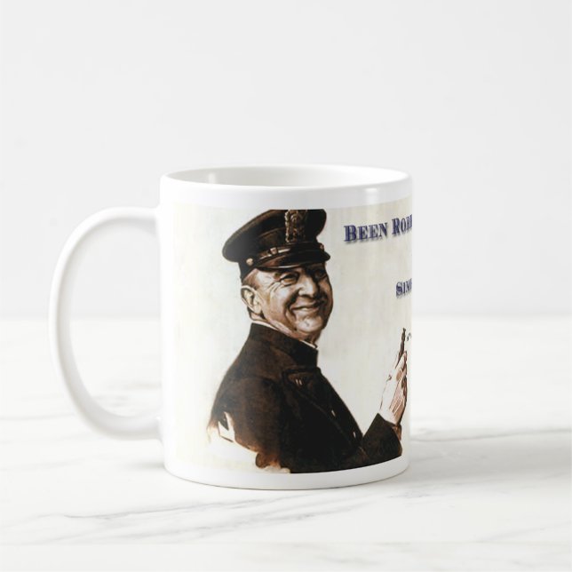 Polizist-Schale Kaffeetasse (Links)