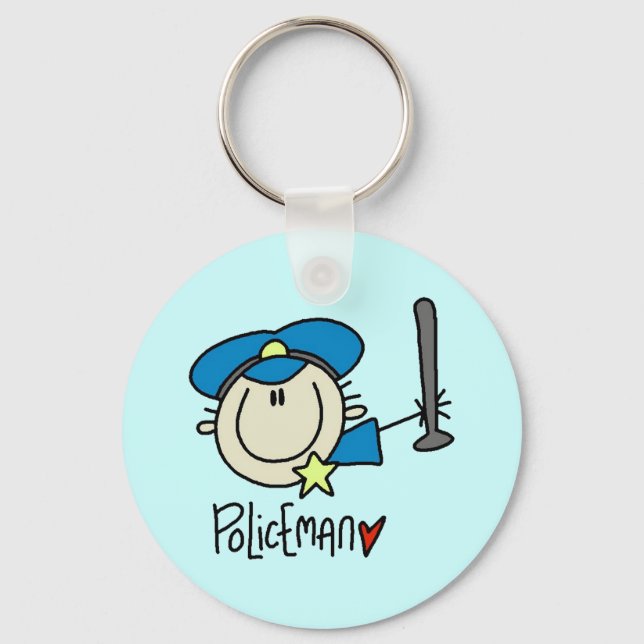 Polizist Schlüsselanhänger (Vorderseite)