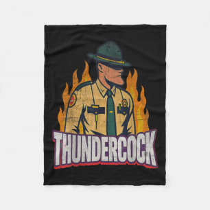 Polizist Sergeant Cius Thunder Bodycam Lustiges Me Fleecedecke