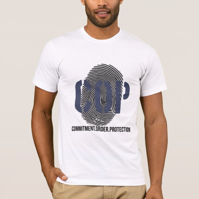 POLIZIST Tribut T - Shirt - Engagement. Bestellung (Vorderseite)