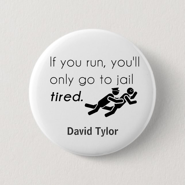 Polizisten Jokes Button (Vorderseite)