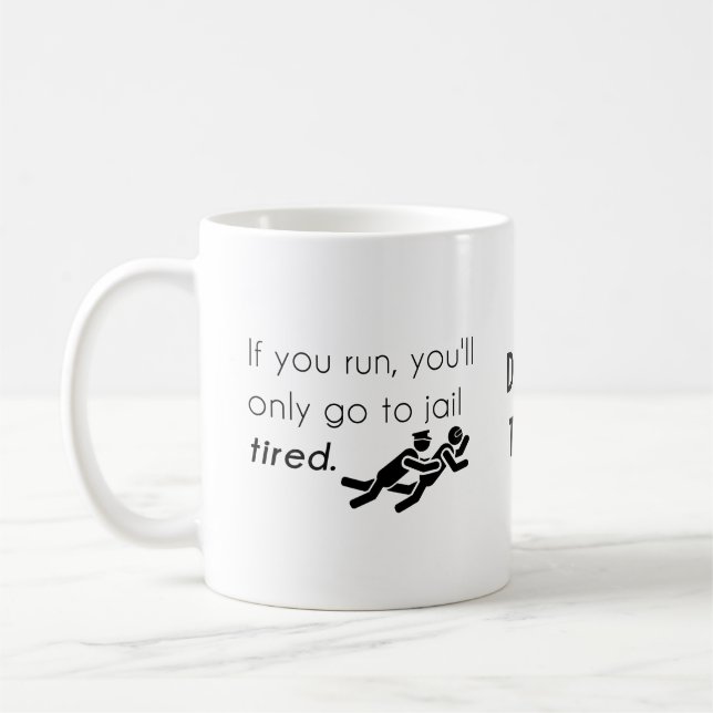 Polizisten Jokes Kaffeetasse (Links)