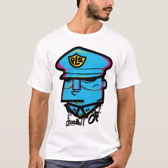 Polizisten MakeYummy Kolors T-Shirt (Vorderseite)