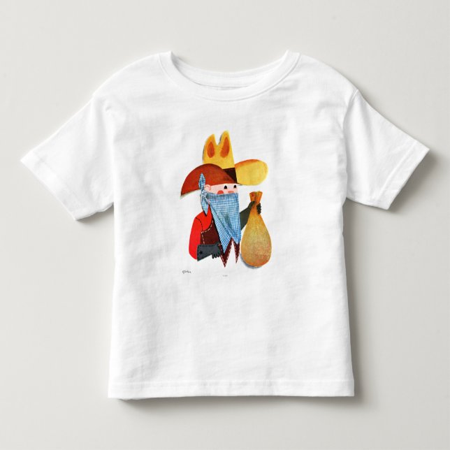 Polizisten und Robber Kleinkind T-shirt (Vorderseite)