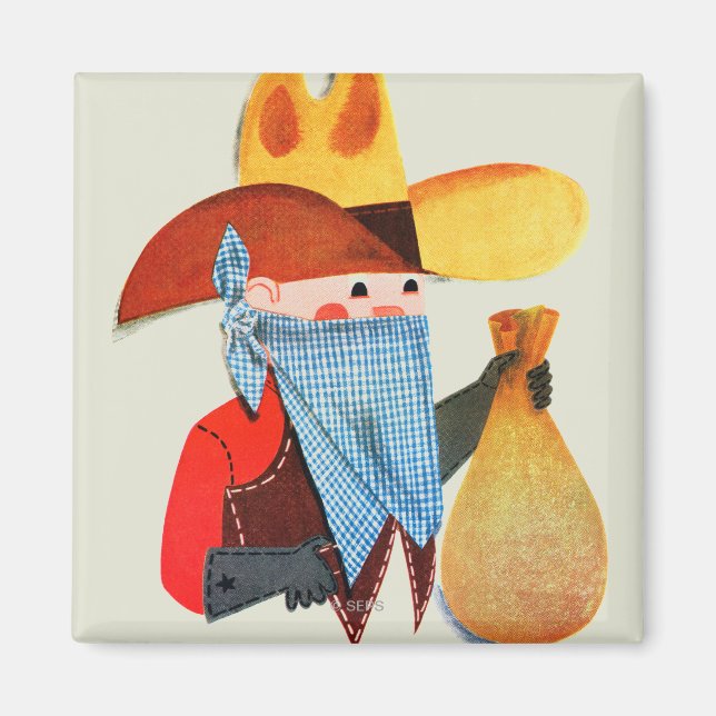 Polizisten und Robber Magnet (Vorne)