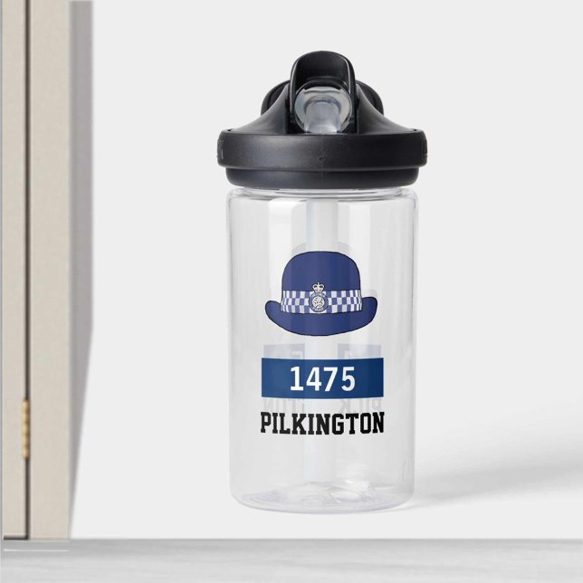 Polizistin Gift. UK Police WPC Hat Trinkflasche (Von Creator hochgeladen)