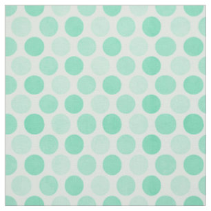 Polk Dots Aqua Blue Fabric Stoff
