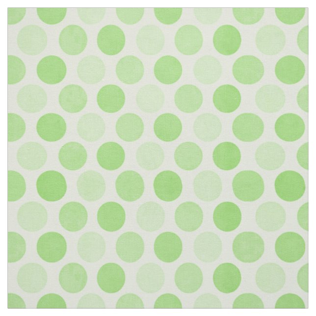 Polk Dots Green Fabric Stoff (Muster)