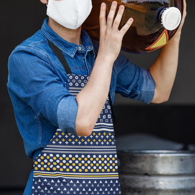 Polka Blue Schürze (Von Creator hochgeladen)