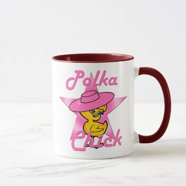 Polka Chick #8 Tasse (Rechts)
