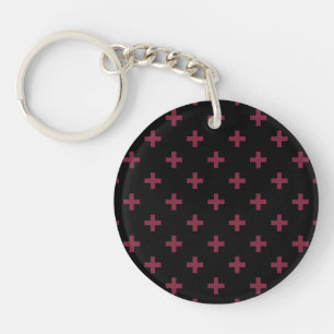 Polka de mûre croise sur le noir