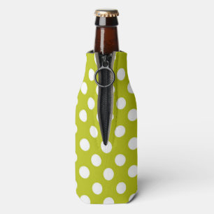 Polka Dosen Flasche Cooler/grün & weiß Flaschenkühler