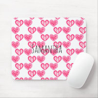 Polka Dot and Stripes Hearts