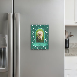 Polka Dot Arch Foto für Haustiere Magnet