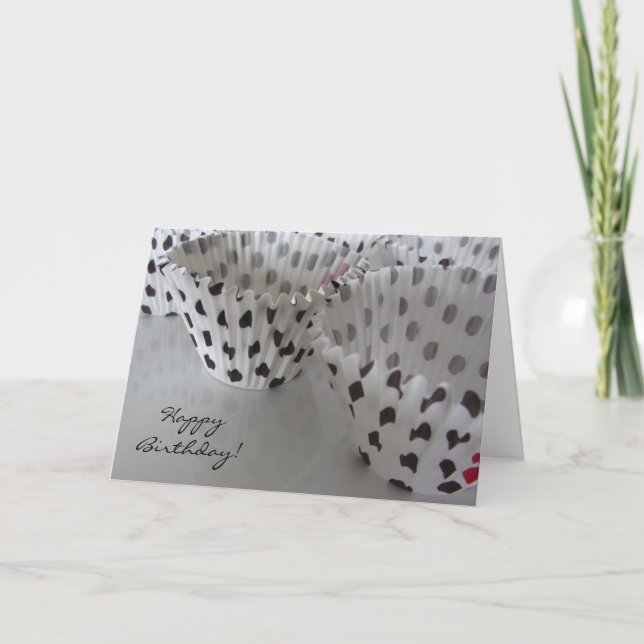 Polka Dot Birthday wünscht Karte (Vorderseite)