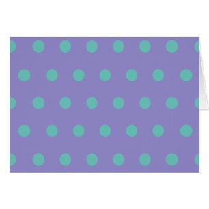 Polka Dot Blank Cards (Lavender & Aqua)