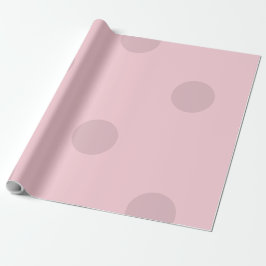 Polka Dot Blush Pink Geschenkpapier