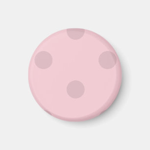 Polka Dot Blush Pink Magnet