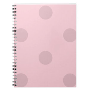 Polka Dot Blush Pink Notepad Notizblock