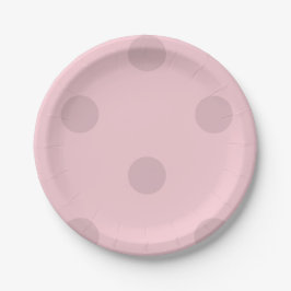 Polka Dot Blush Pink Paper Teller