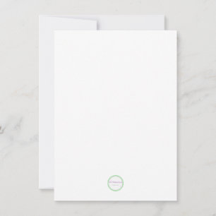 Polka Dot Blush Pink Paper Teller Einladung