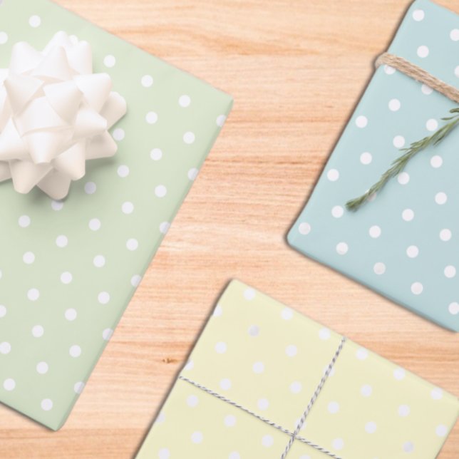 Polka Dot Boy Baby Shower Geschenkpapier Set (Von Creator hochgeladen)
