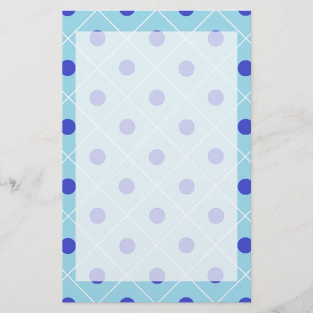Polka Dot Briefpapier (Vorderseite)