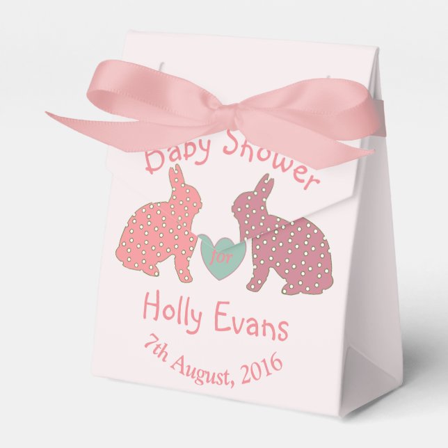 Polka Dot Bunnies Geschenkschachtel (Vorderseite)